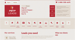 Desktop Screenshot of pbtpleads.com