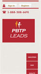 Mobile Screenshot of pbtpleads.com